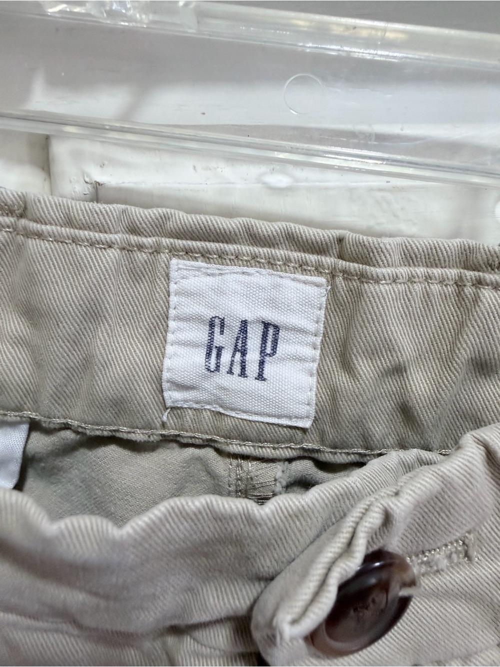 GAP Men's Chino Pants in Light Beige